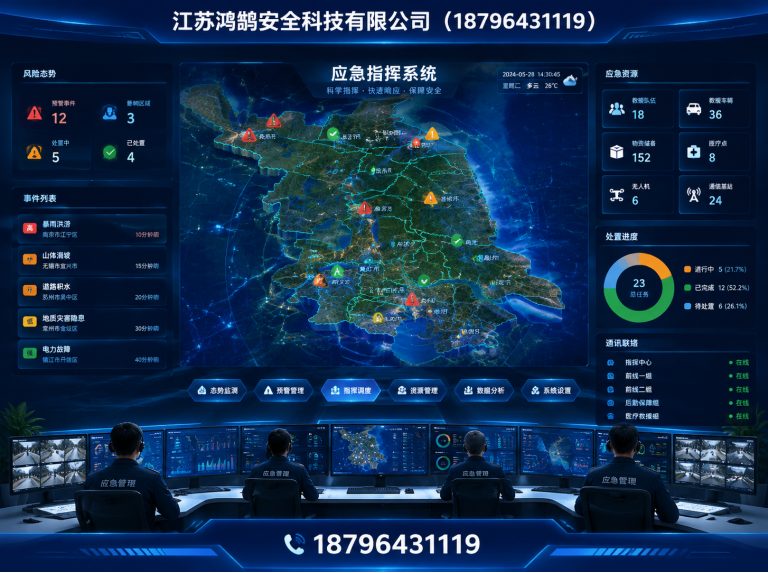 白城消防通信指挥展示图