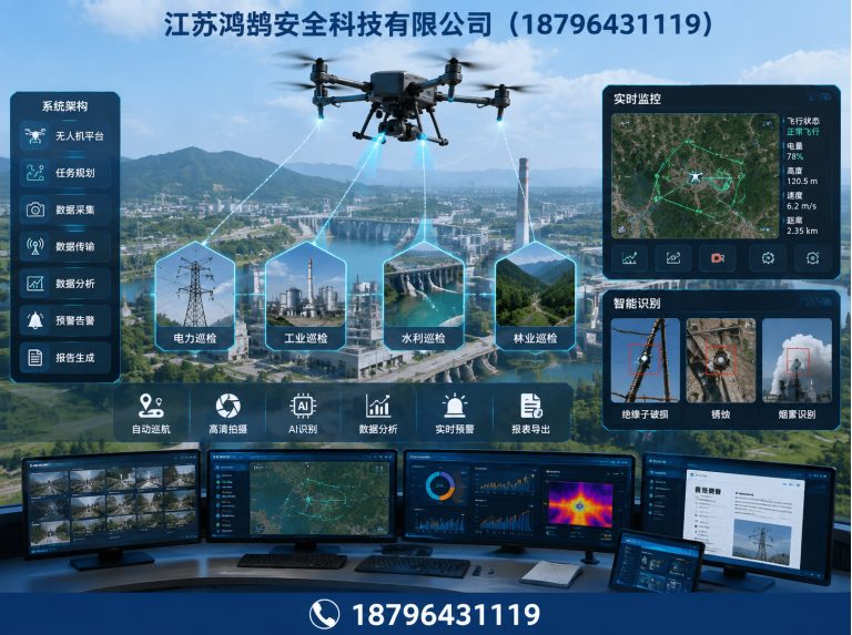 白城无人机巡检系统展示图
